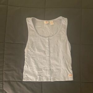 Levi’s Pointelle Button Front Tank